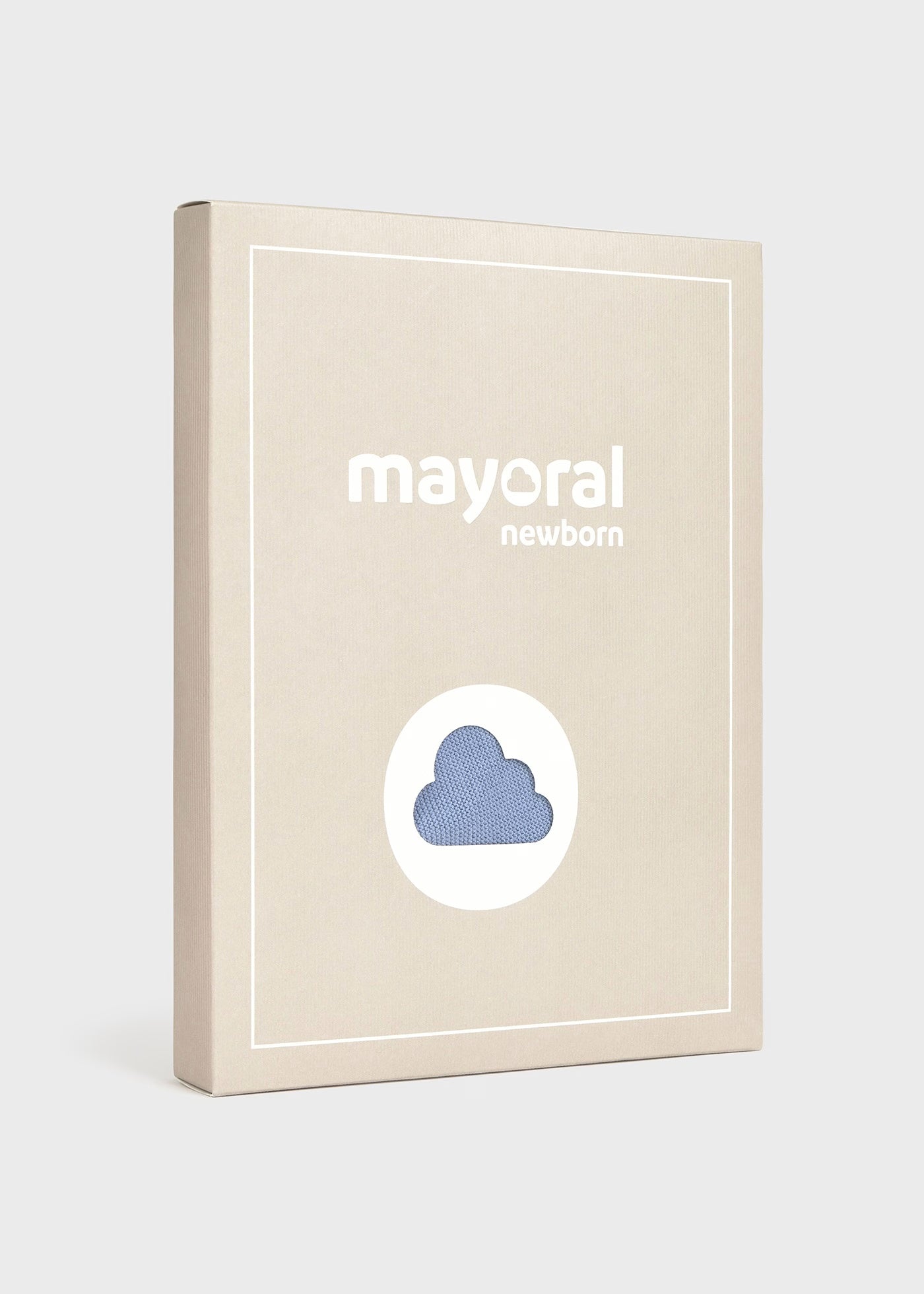 Conjunto 3 piezas tricot azul recién nacido