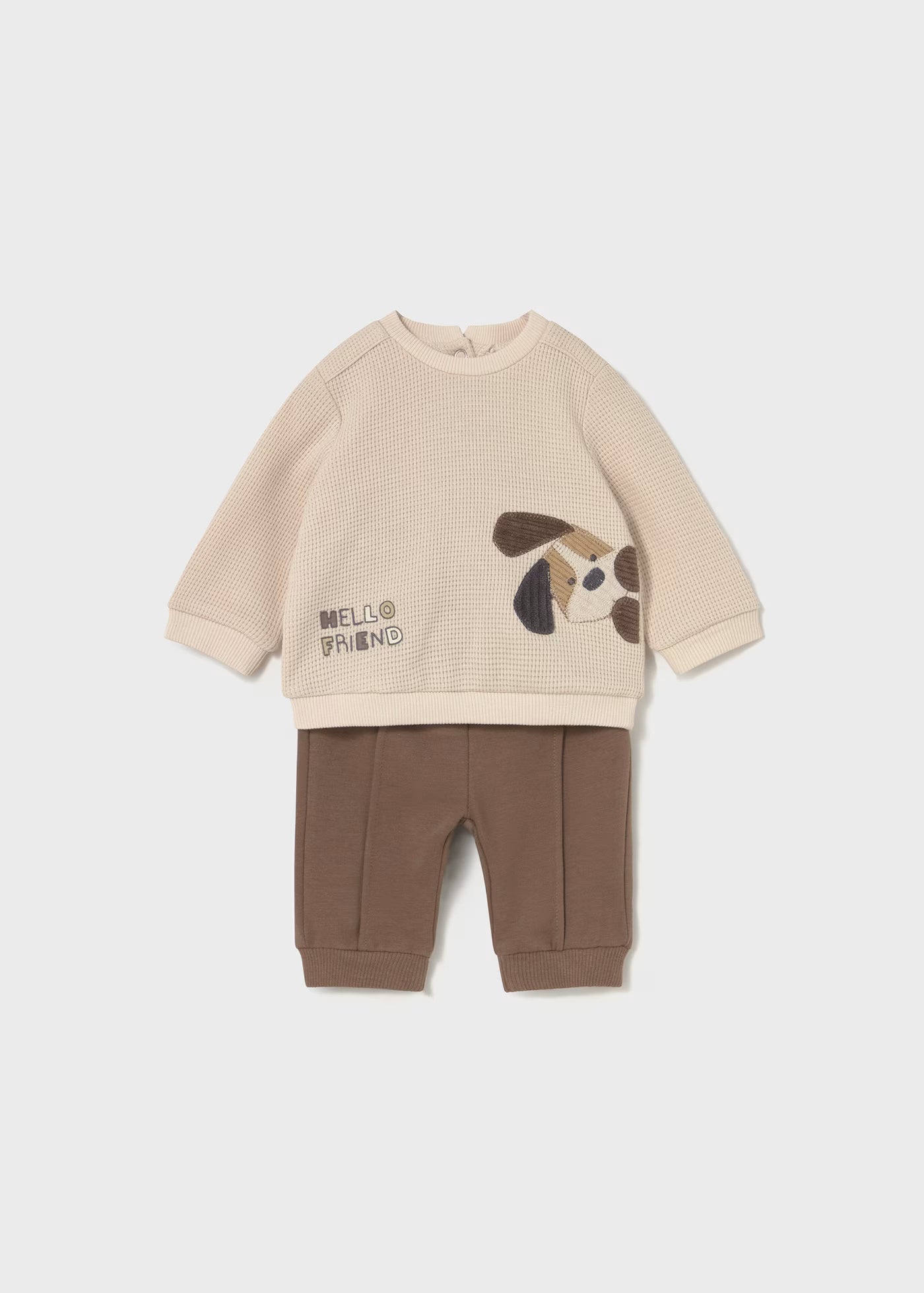 Conjunto 4 piezas perrito recién nacido
