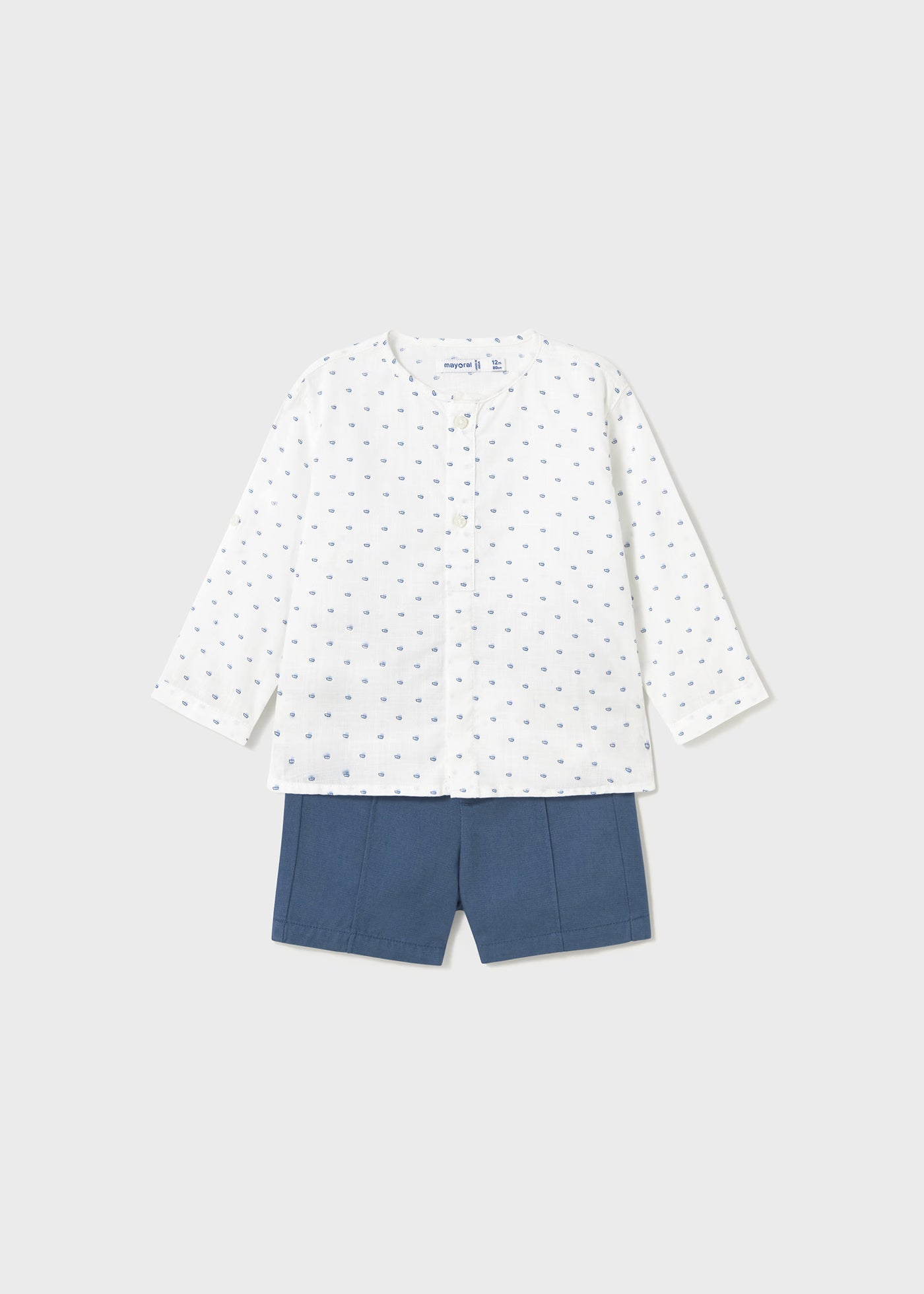 Conjunto camisa con short para bebé niño