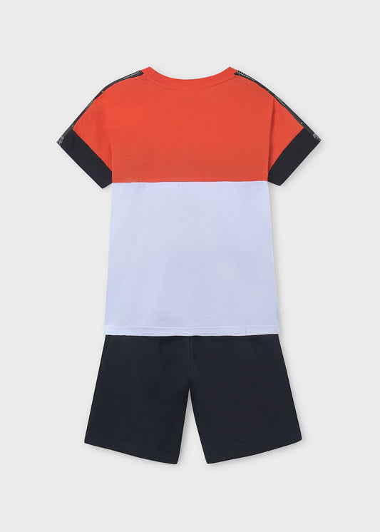 Conjunto playera con short niño jr