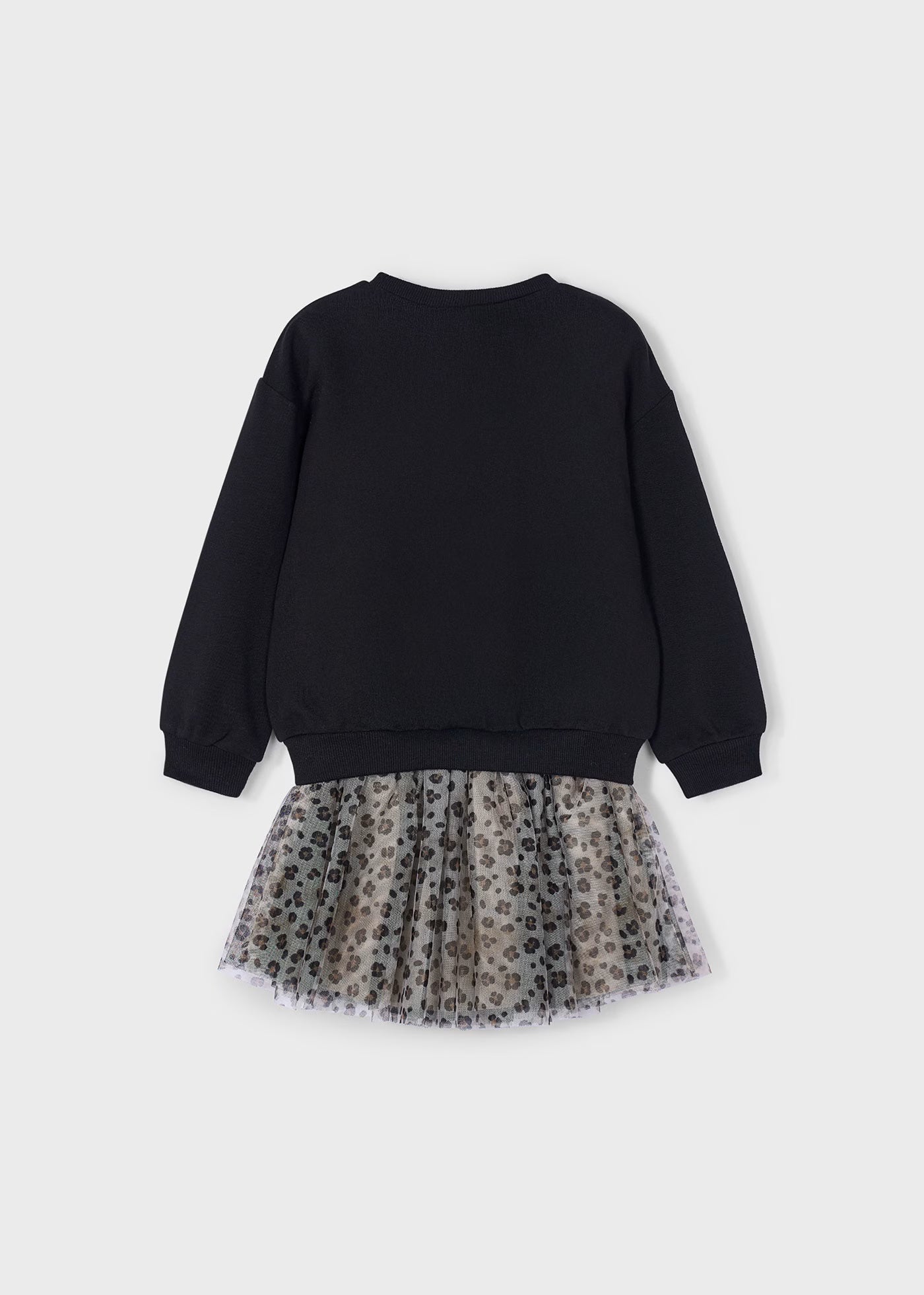 Conjunto falda tul y sudadera mini niña