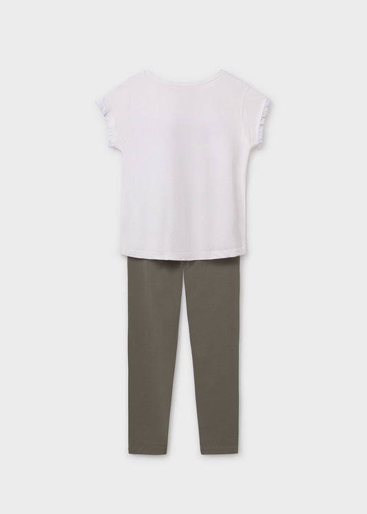 Conjunto leggings musgo niña jr