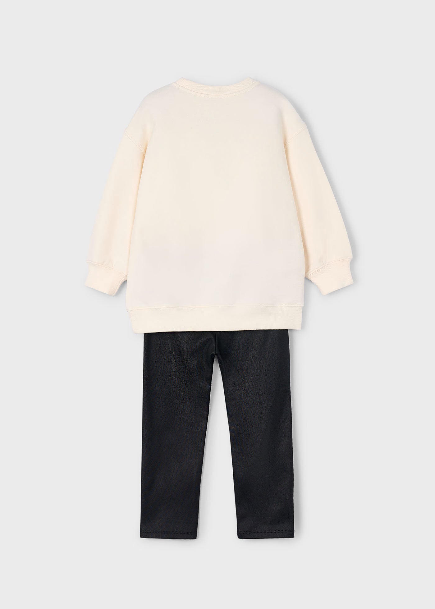 Conjunto legging y sudadera osito mini niña