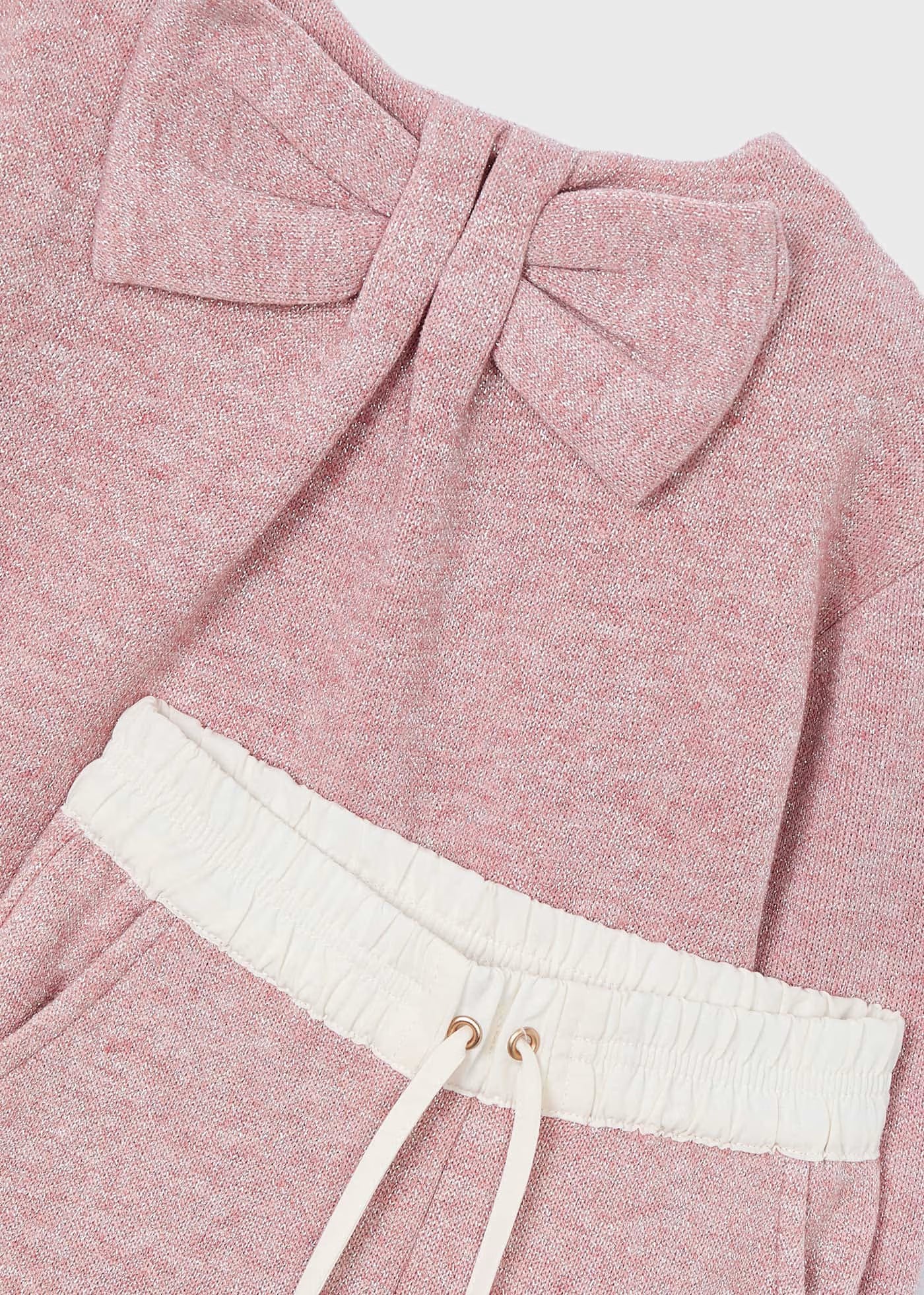 Conjunto pantalón y suéter tricot mini niña