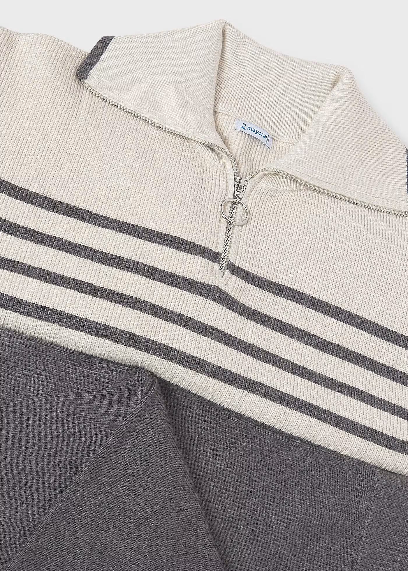 Conjunto pantalón y suéter rayas niña jr
