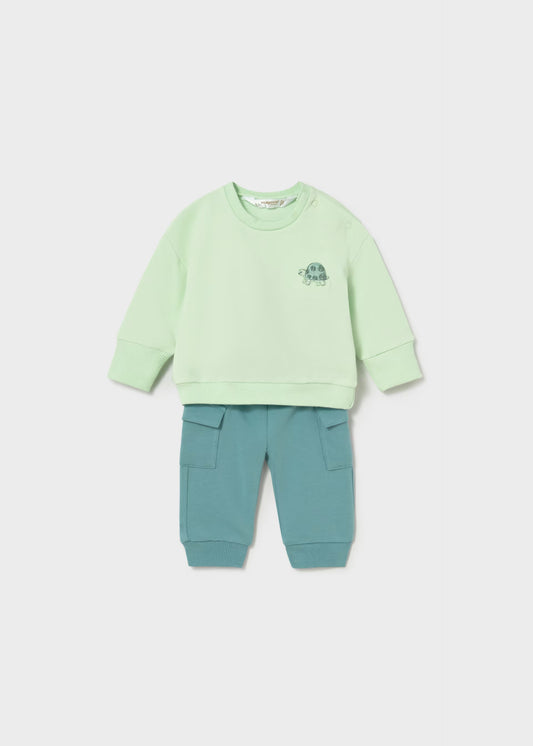 Conjunto pants 4 piezas ranita recién nacido