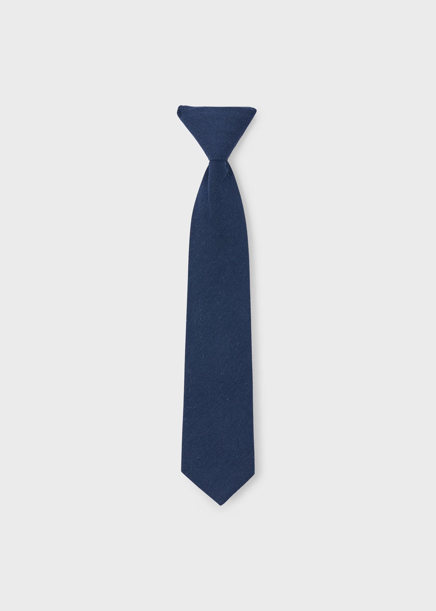 Corbata lino azul marino bebé niño y mini niño