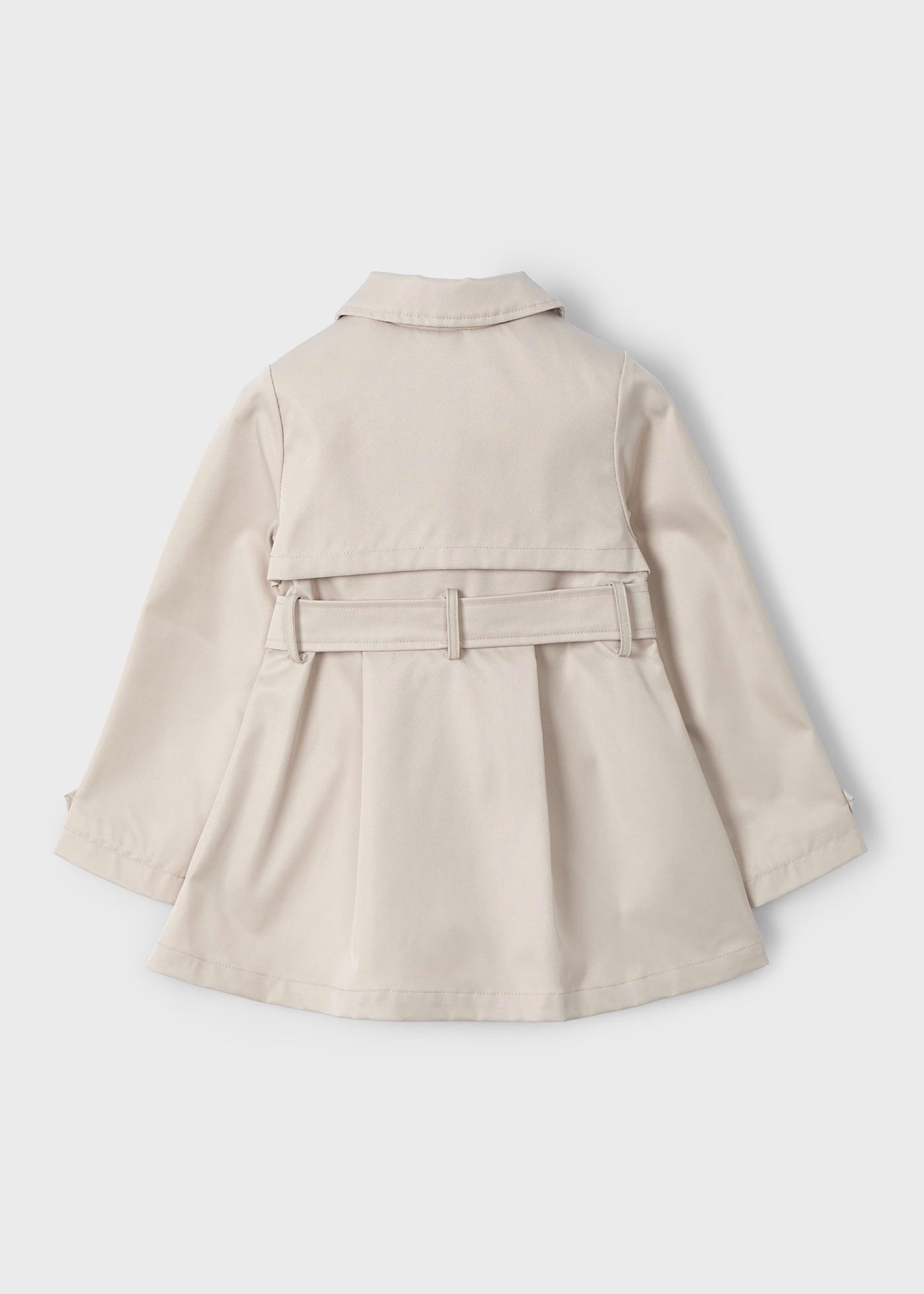 Gabardina sepia mini niña