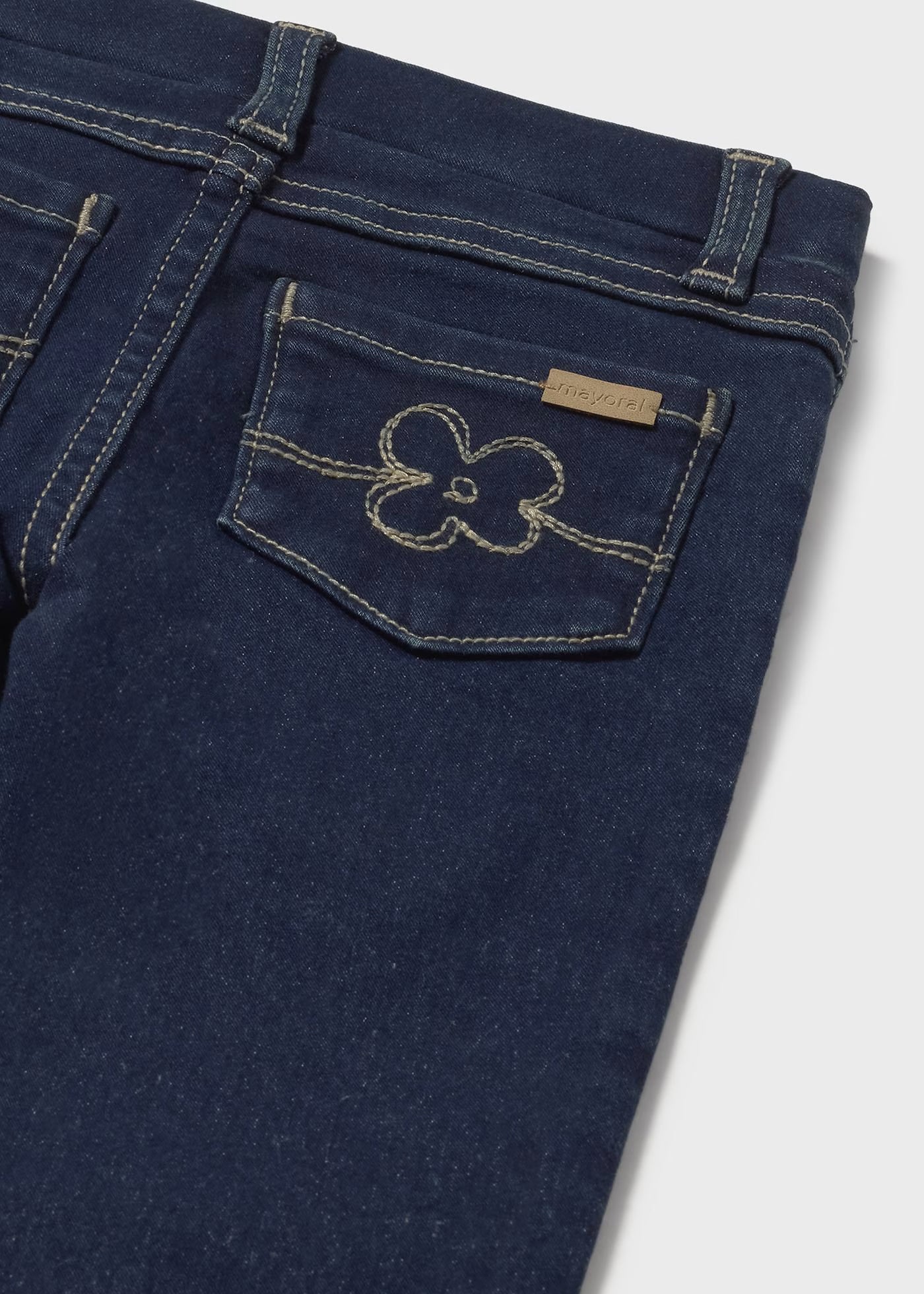 Pantalón mazclilla stretch bebé niña