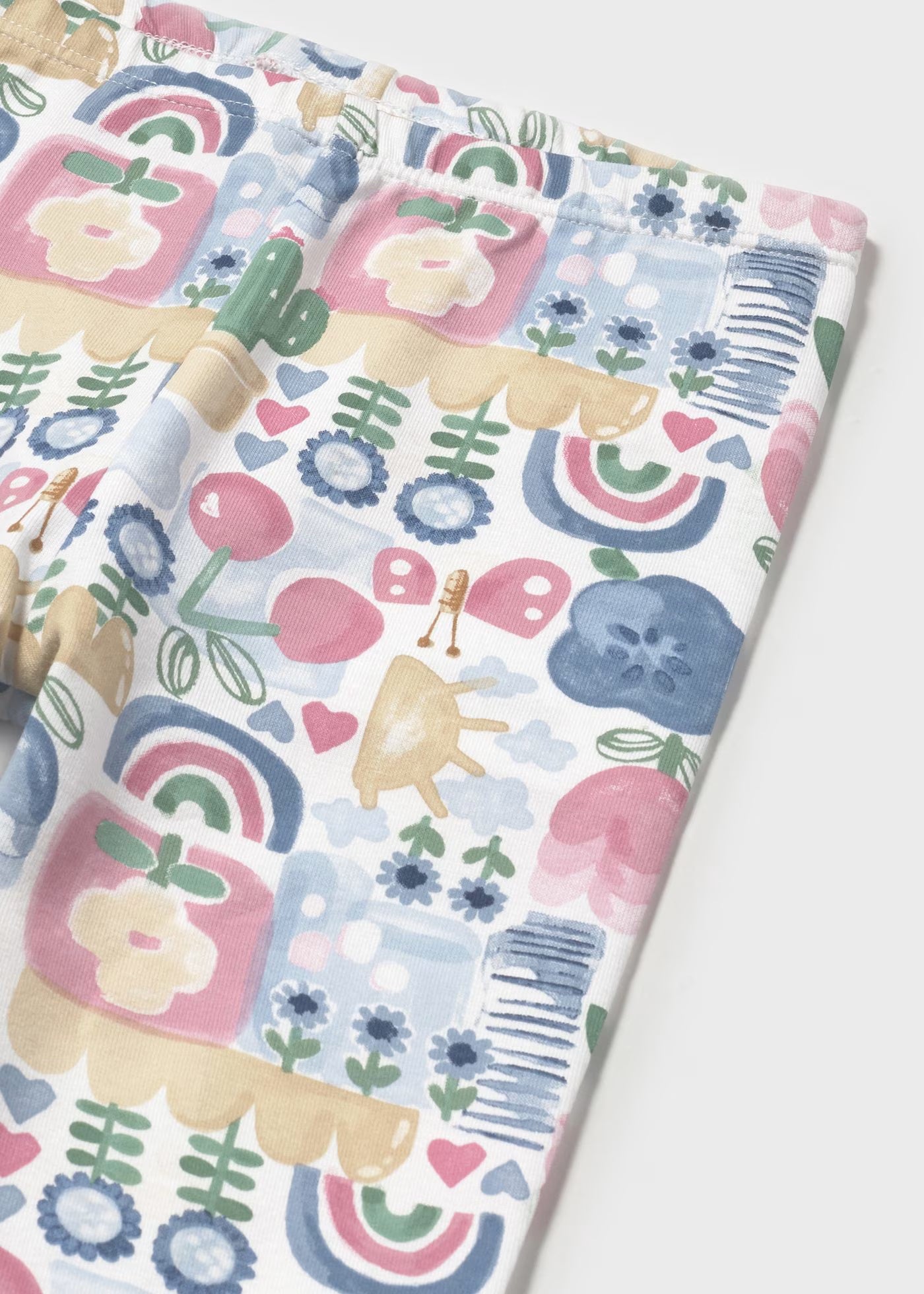 Conjunto leggings estampado rosa bebé niña