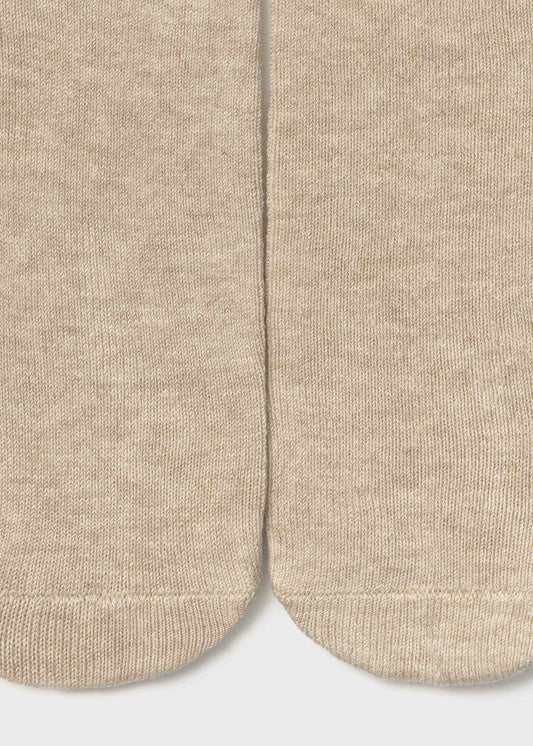 Mallas beige recién nacida