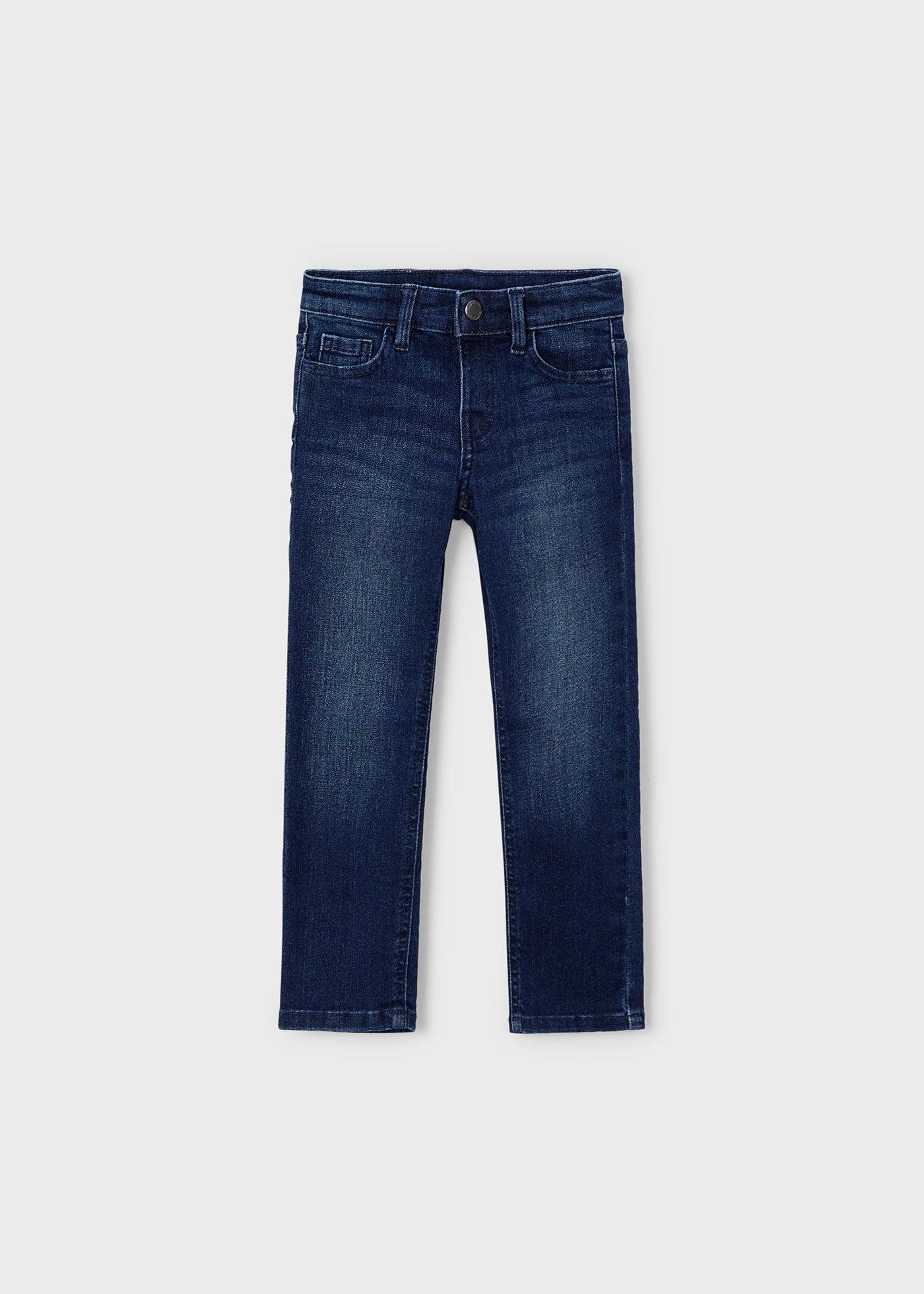 Pantalón mezclilla entallado azul mini niño