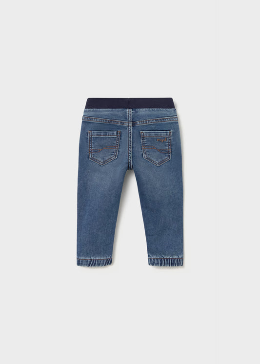 Pantalón jogger mezclilla bebé niño