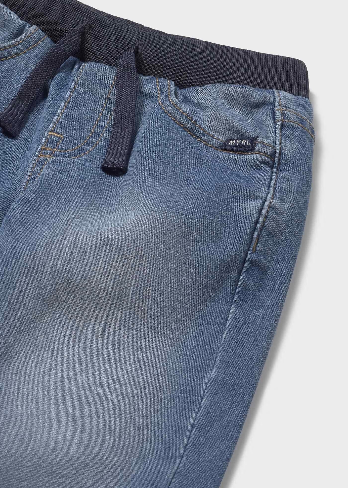 Pantalón de mezclilla jogger bebé niño