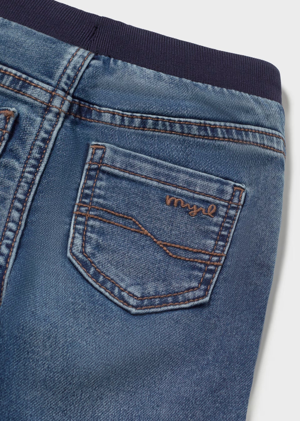 Pantalón jogger mezclilla bebé niño