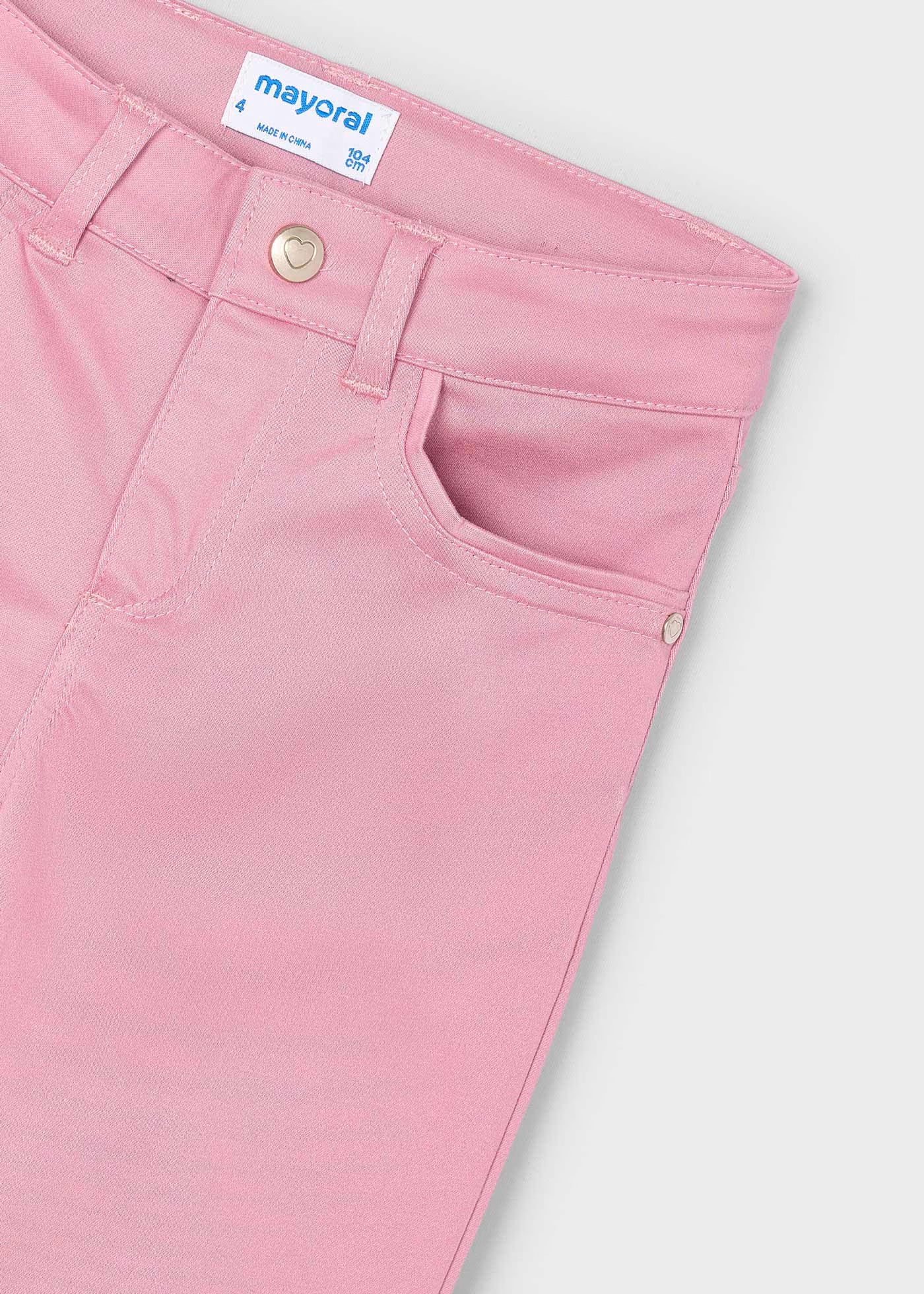 Conjunto blusa con pantalón rosa mini niña