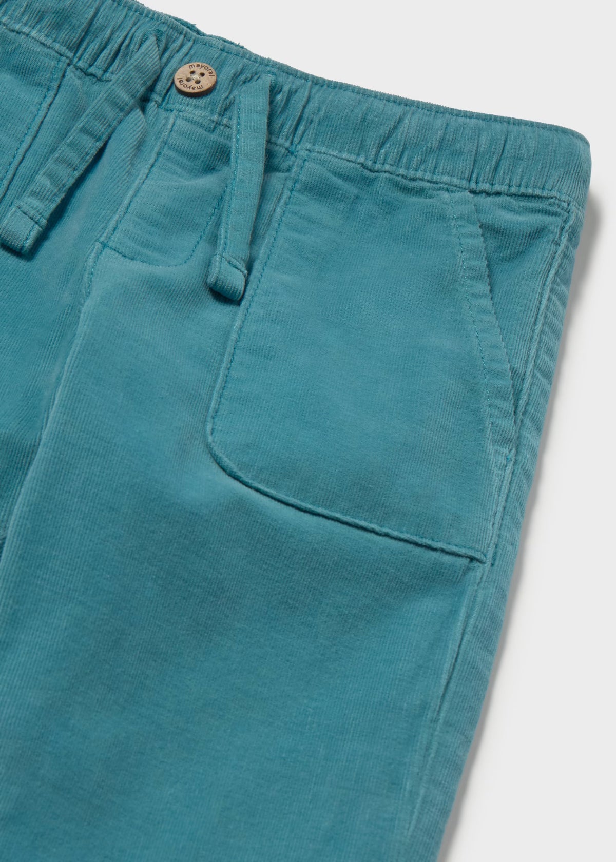 Conjunto playera con jogger pana azul bebé niño