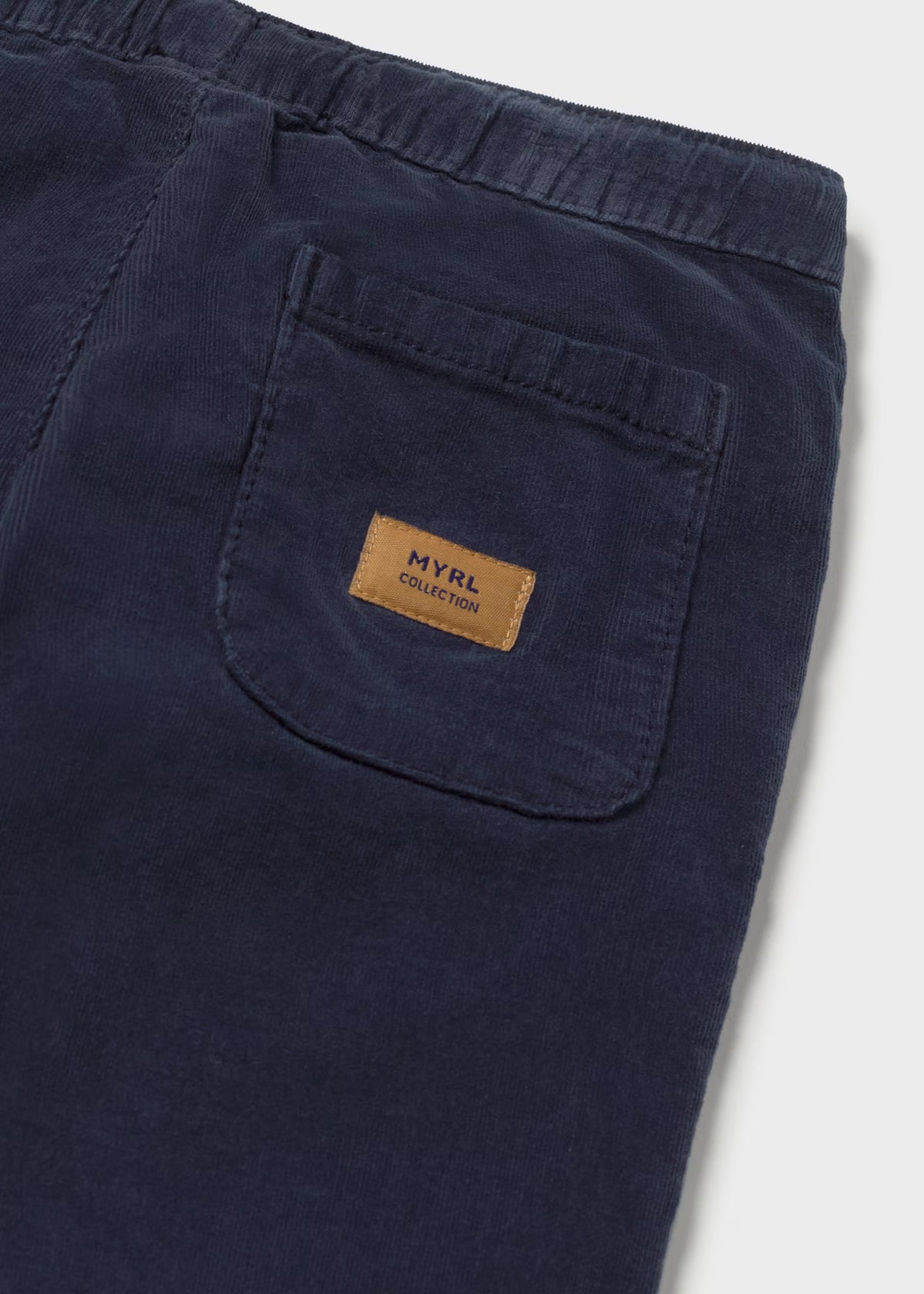 Pantalón micropana forrado azul marino bebé niño