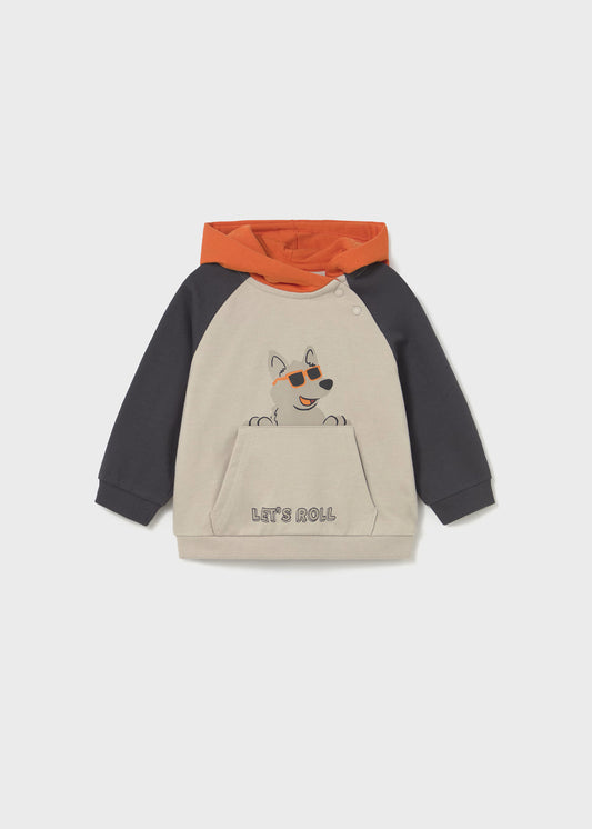 Conjunto de pants naranja 3 piezas bebé niño