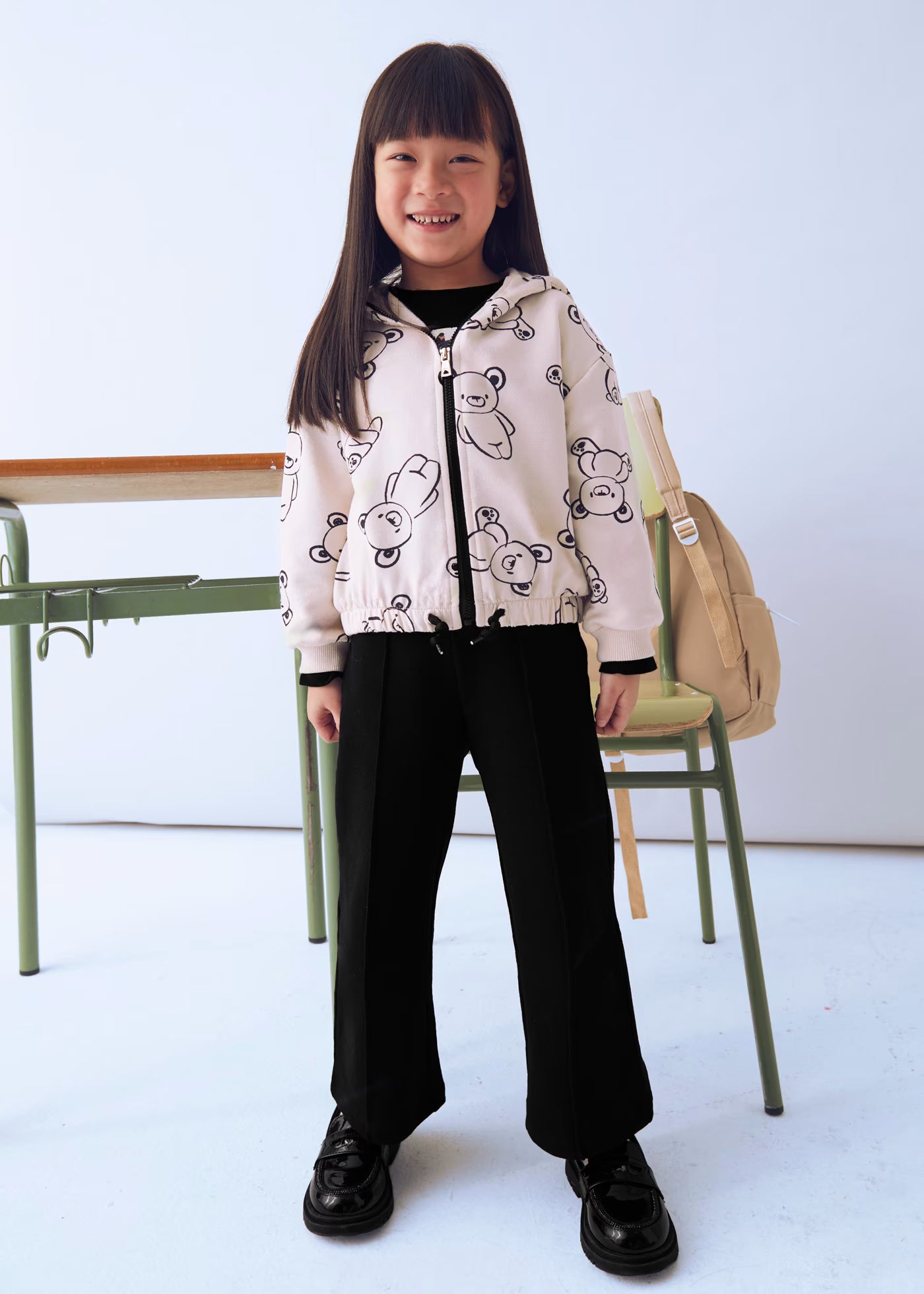 Chandal 3 piezas osito mini niña