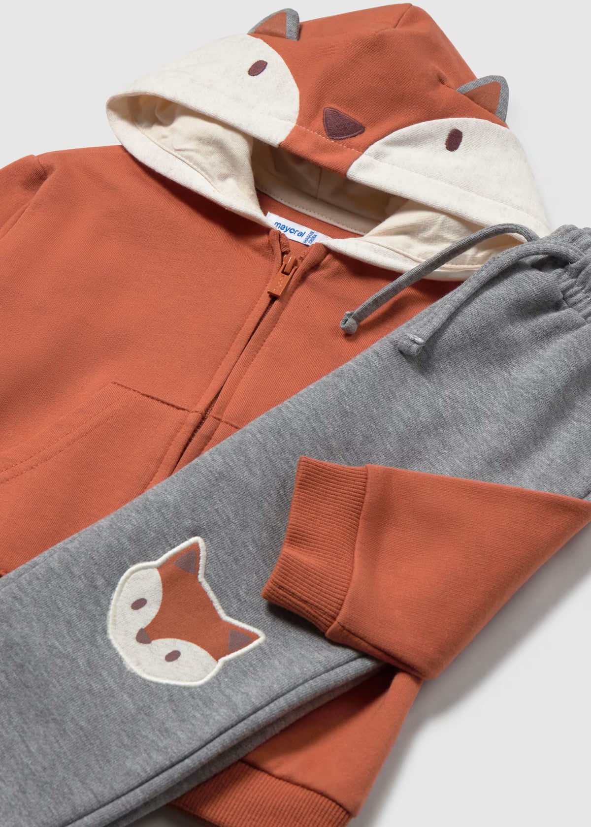 Conjunto de pants con sudadera zorrito bebé niño