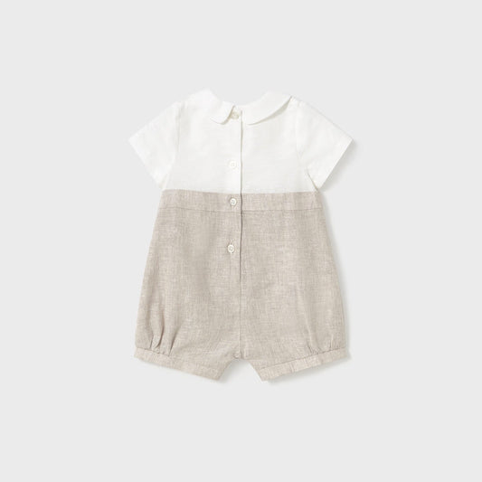 Pelele ceremonia lino recién nacido