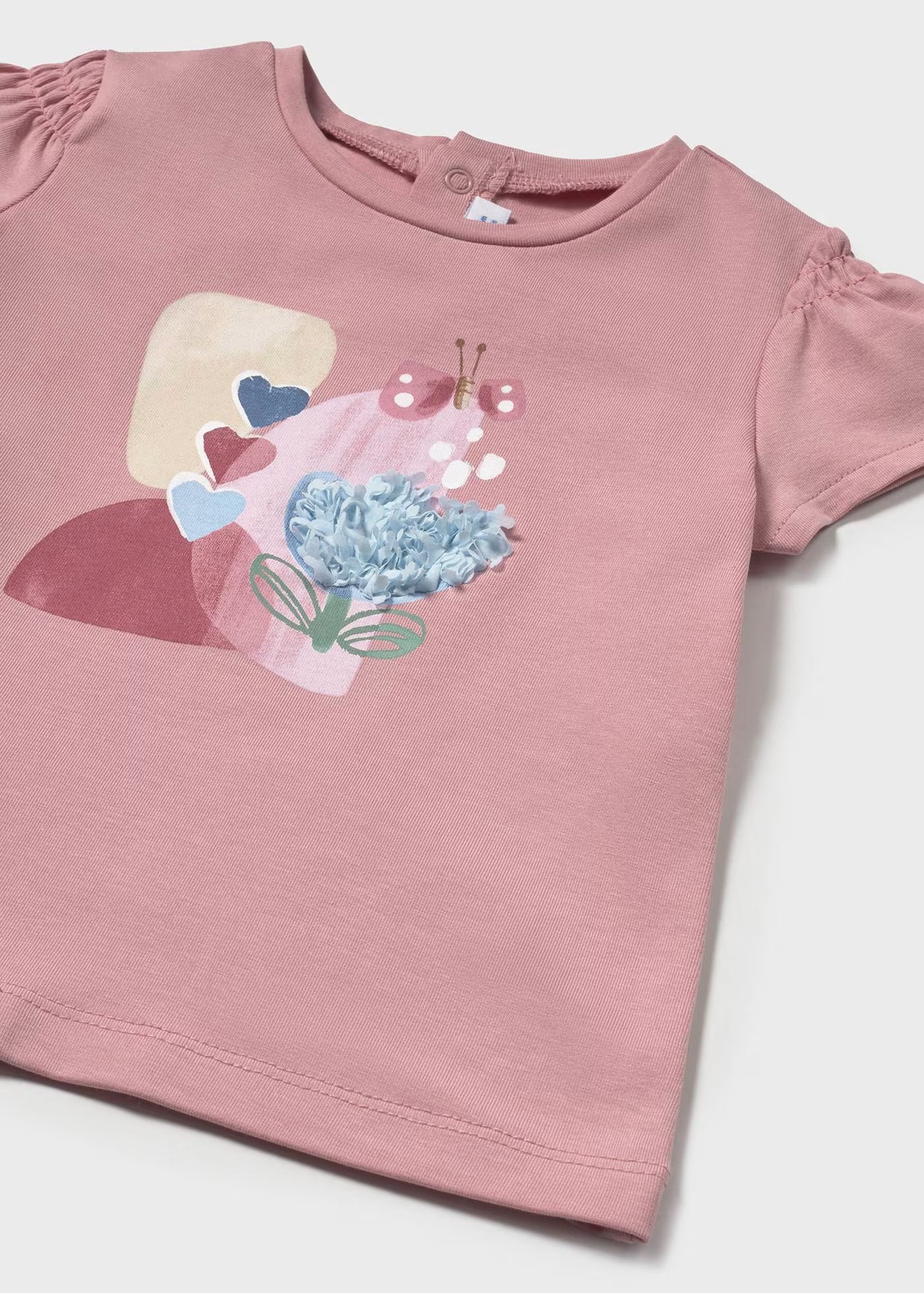Conjunto leggings estampado rosa bebé niña