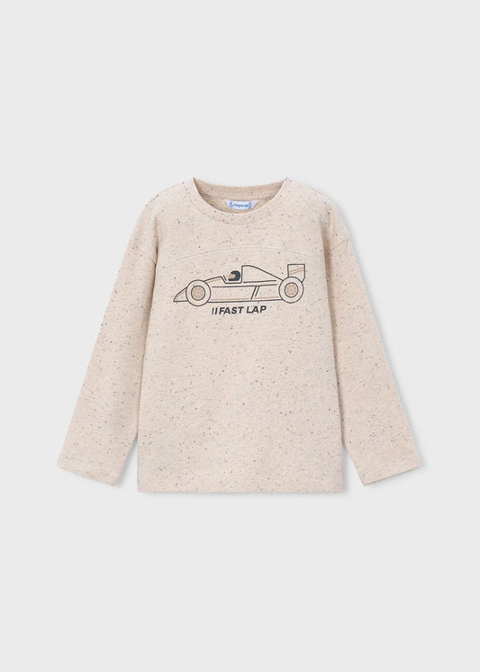 Playera serigrafía auto mini niño