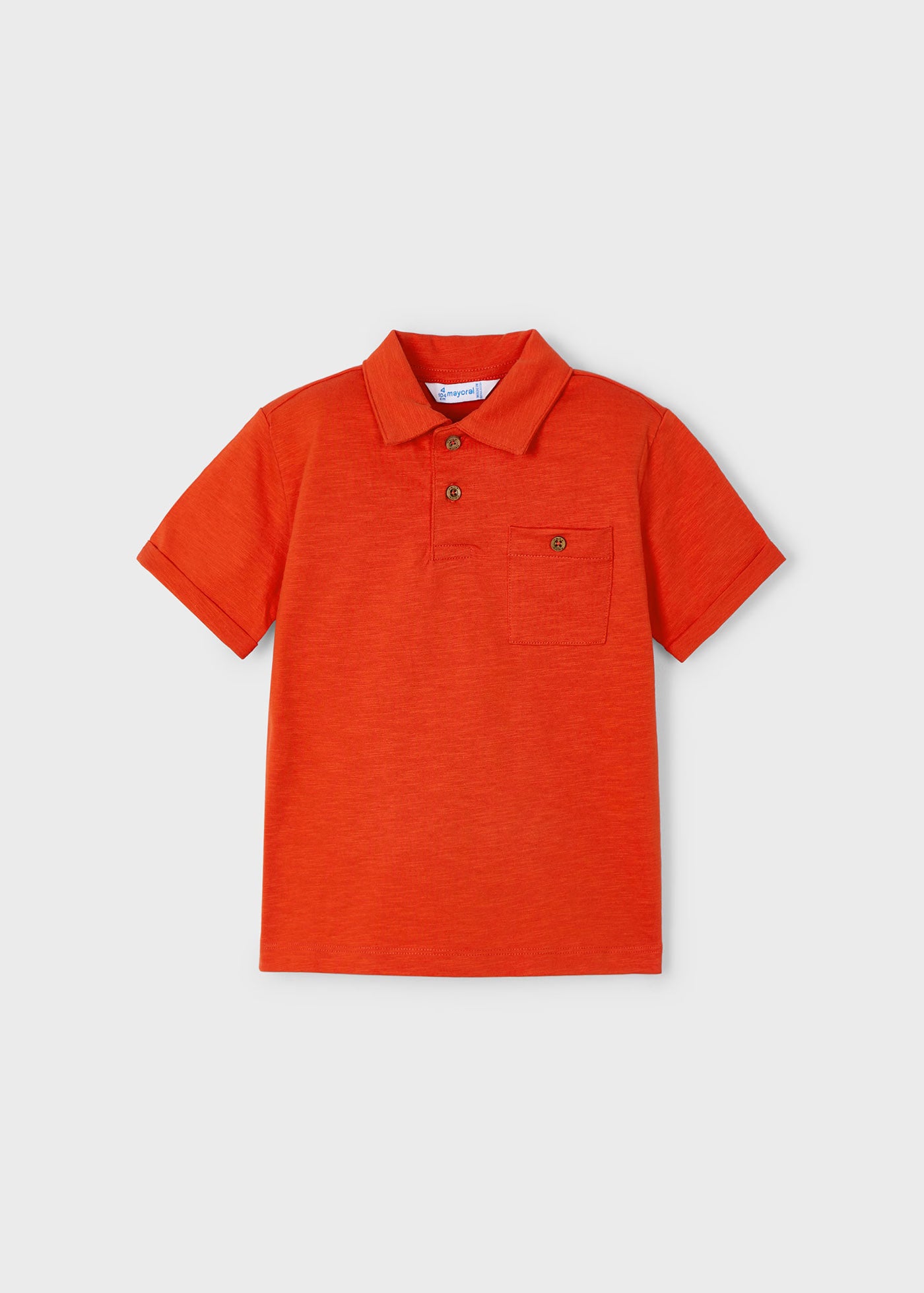 Polo rojo manga corta mini niño