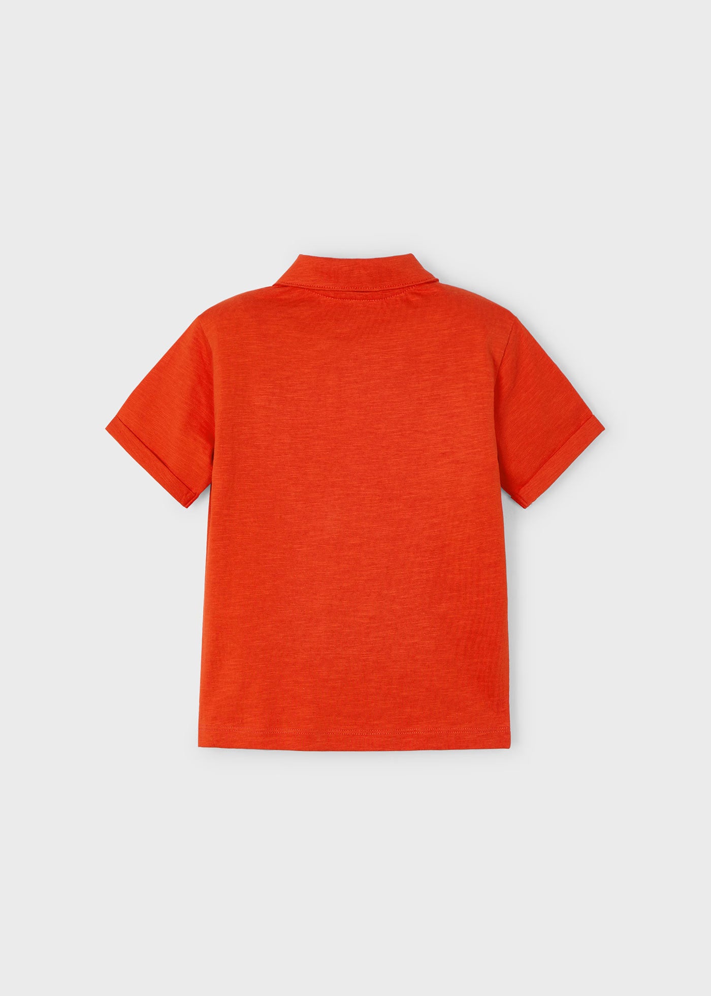 Polo rojo manga corta mini niño