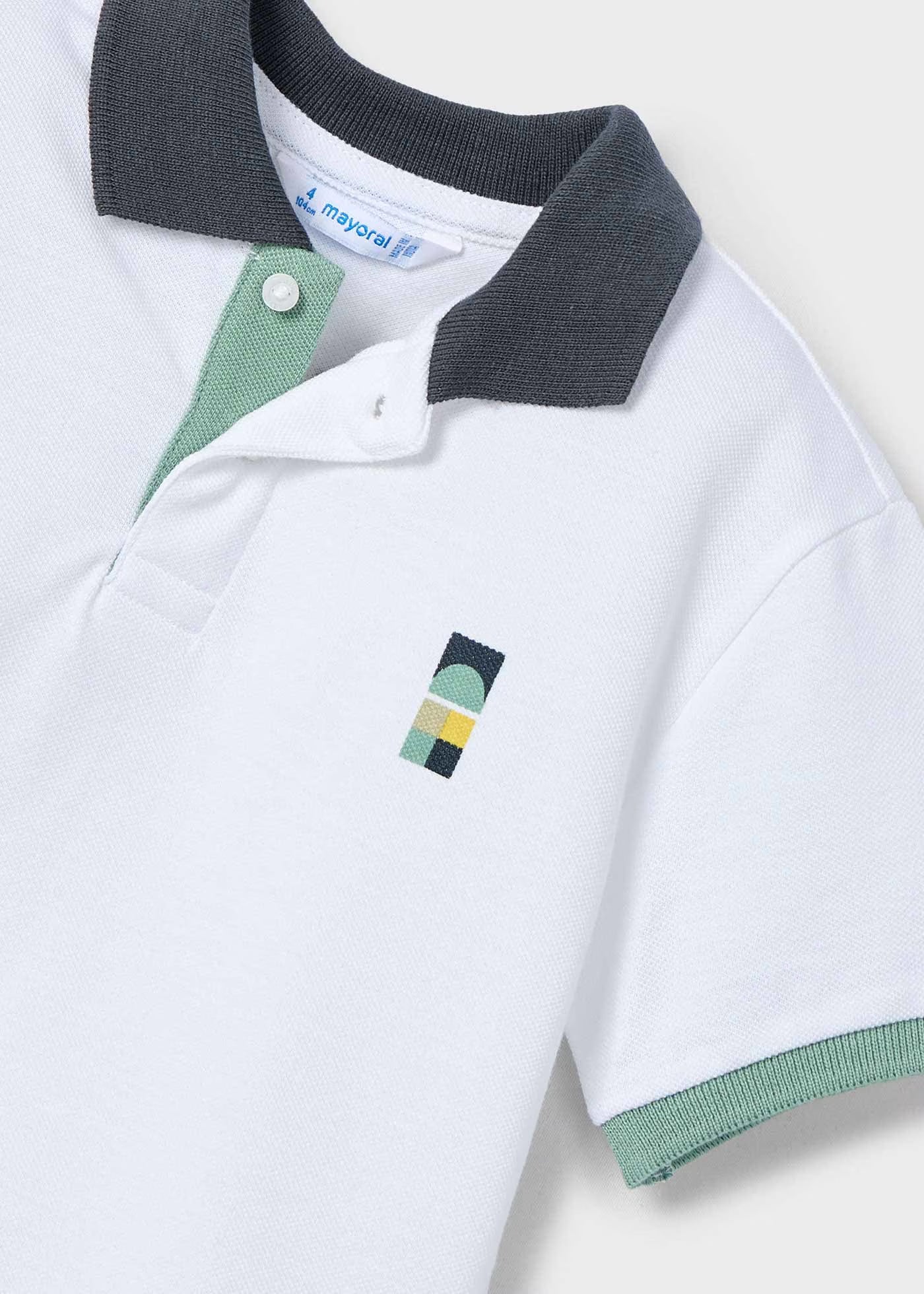 Conjunto polo con pantalón mini niño