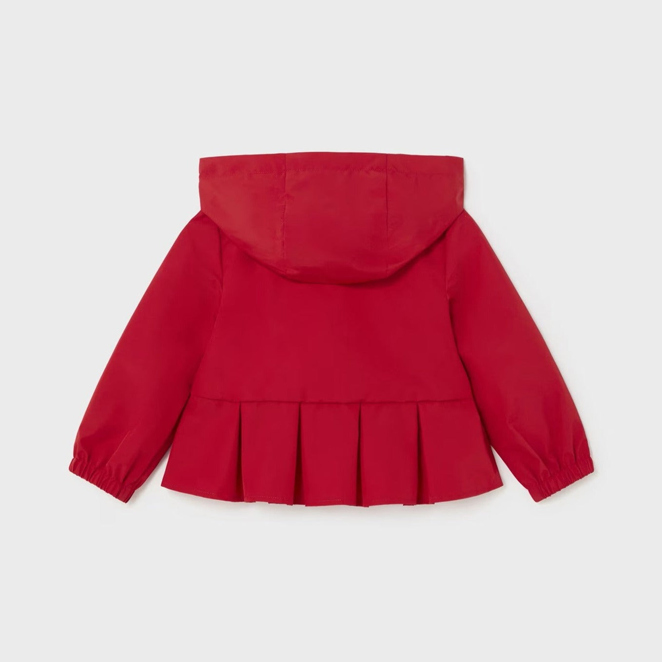 Chamarra impermeable roja bebé niña