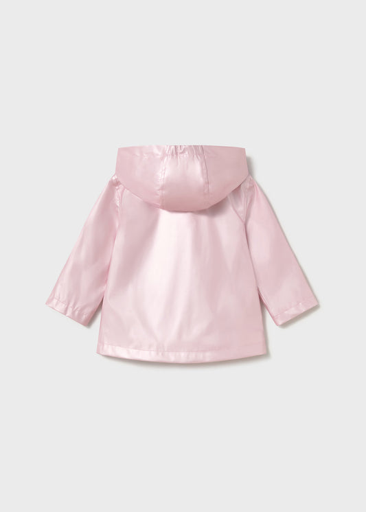 Rompevientos impermeable rosa bebé niña