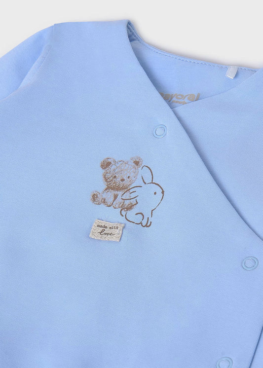 Set de regalo pijama azul cielo recién nacido