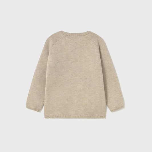 Suéter beige perrito para bebé niño