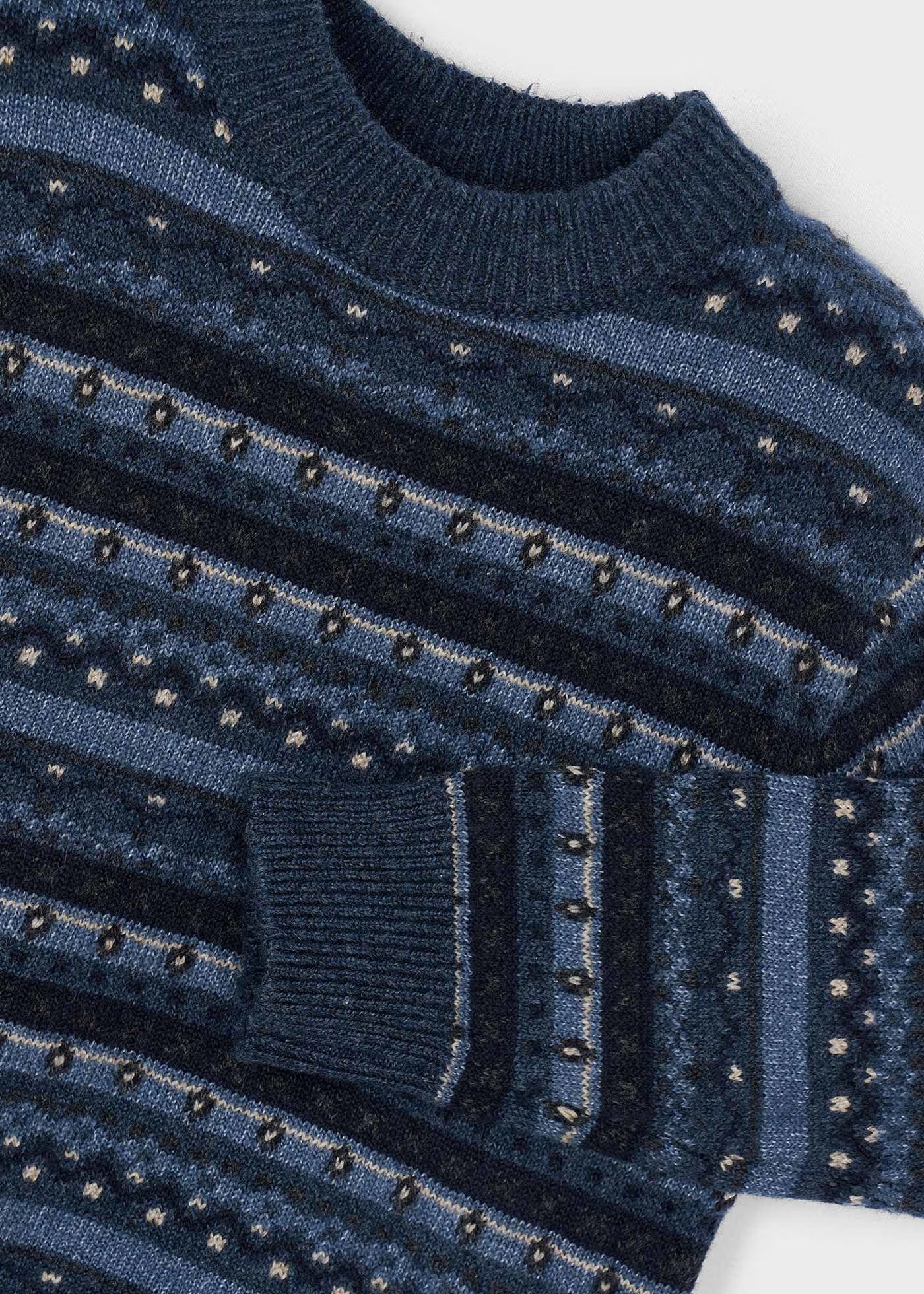 Suéter motivo jacquard mini niño