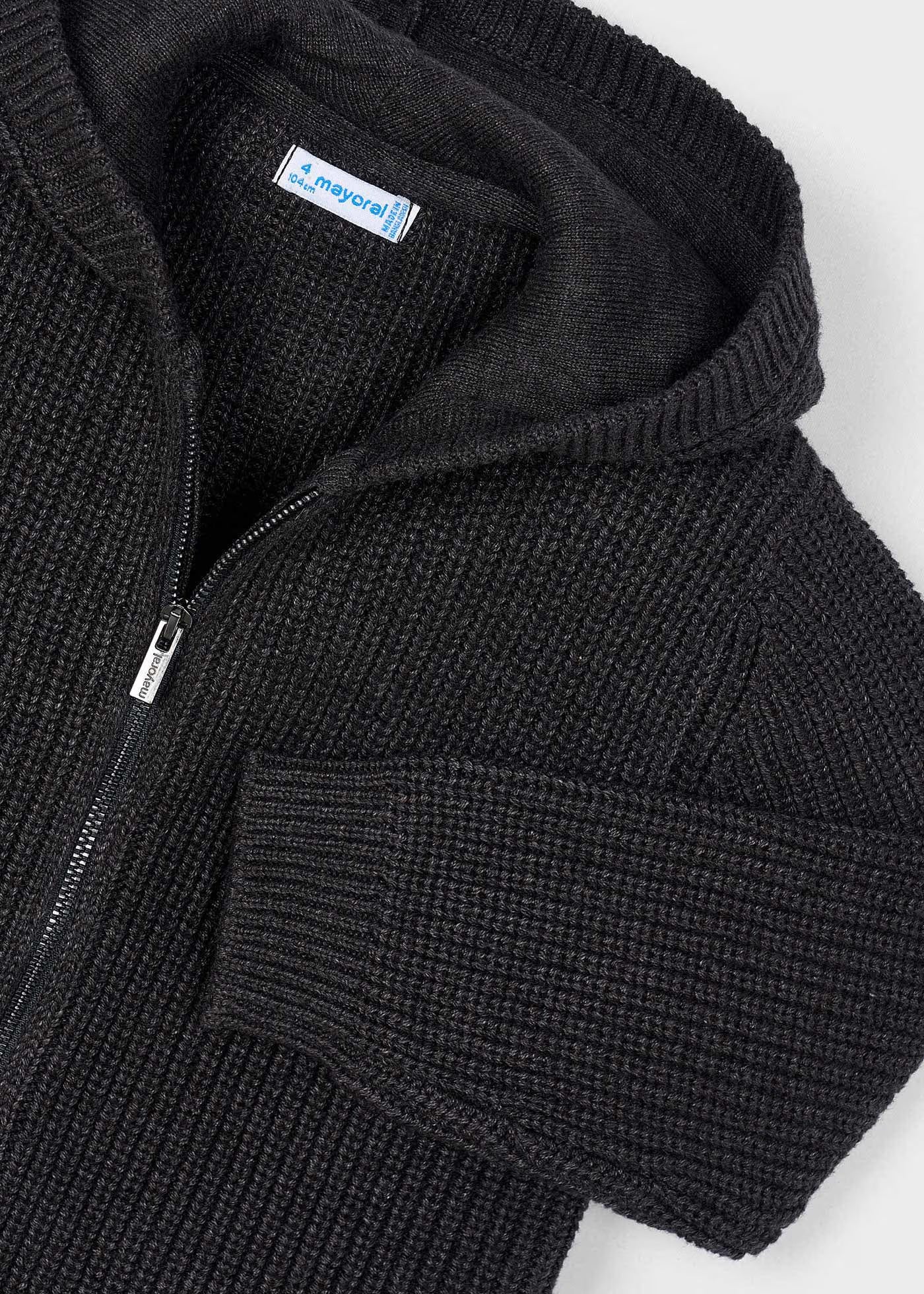 Suéter tricot gris mini niño