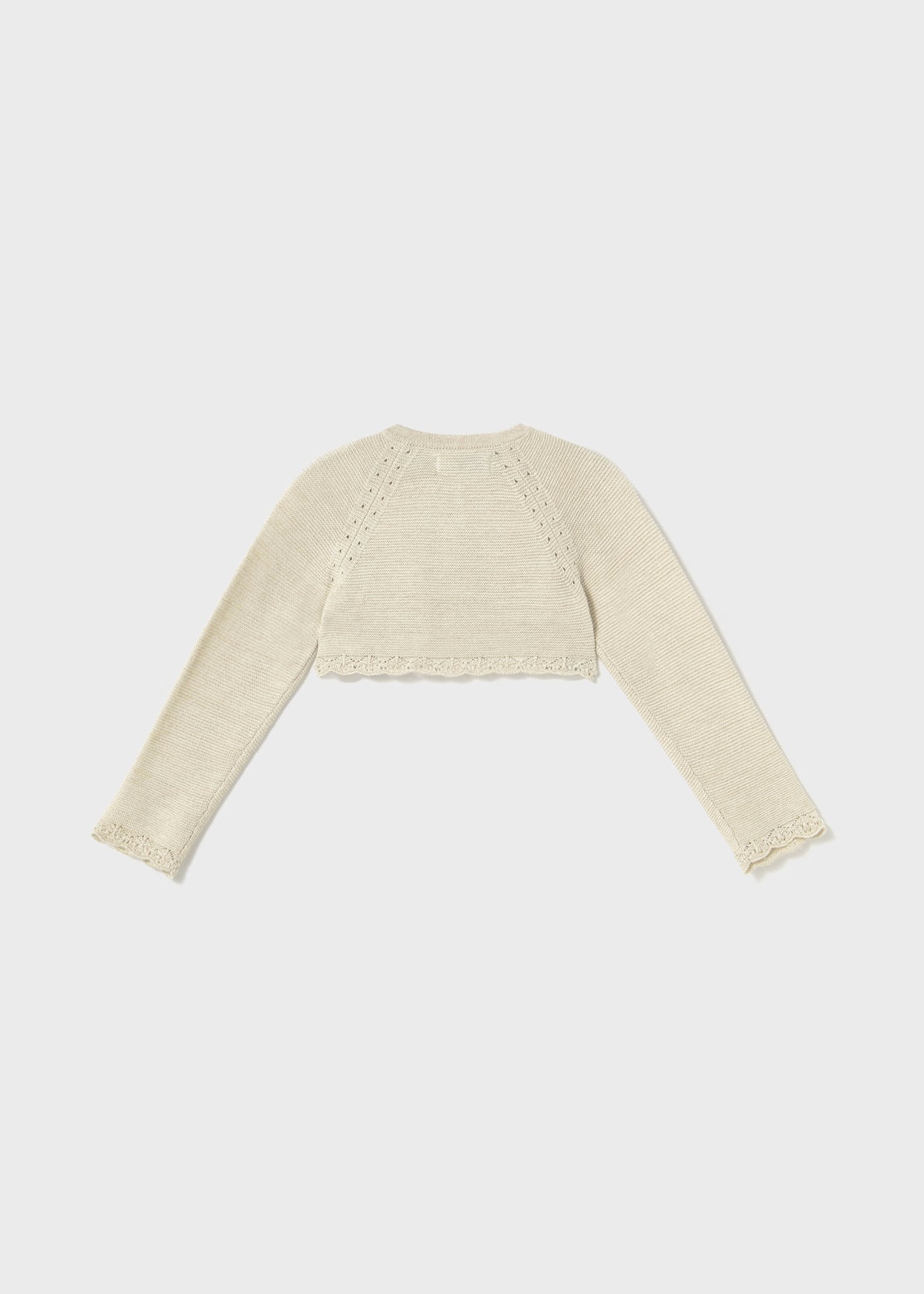 Rebeca tricot champagne bebé niña