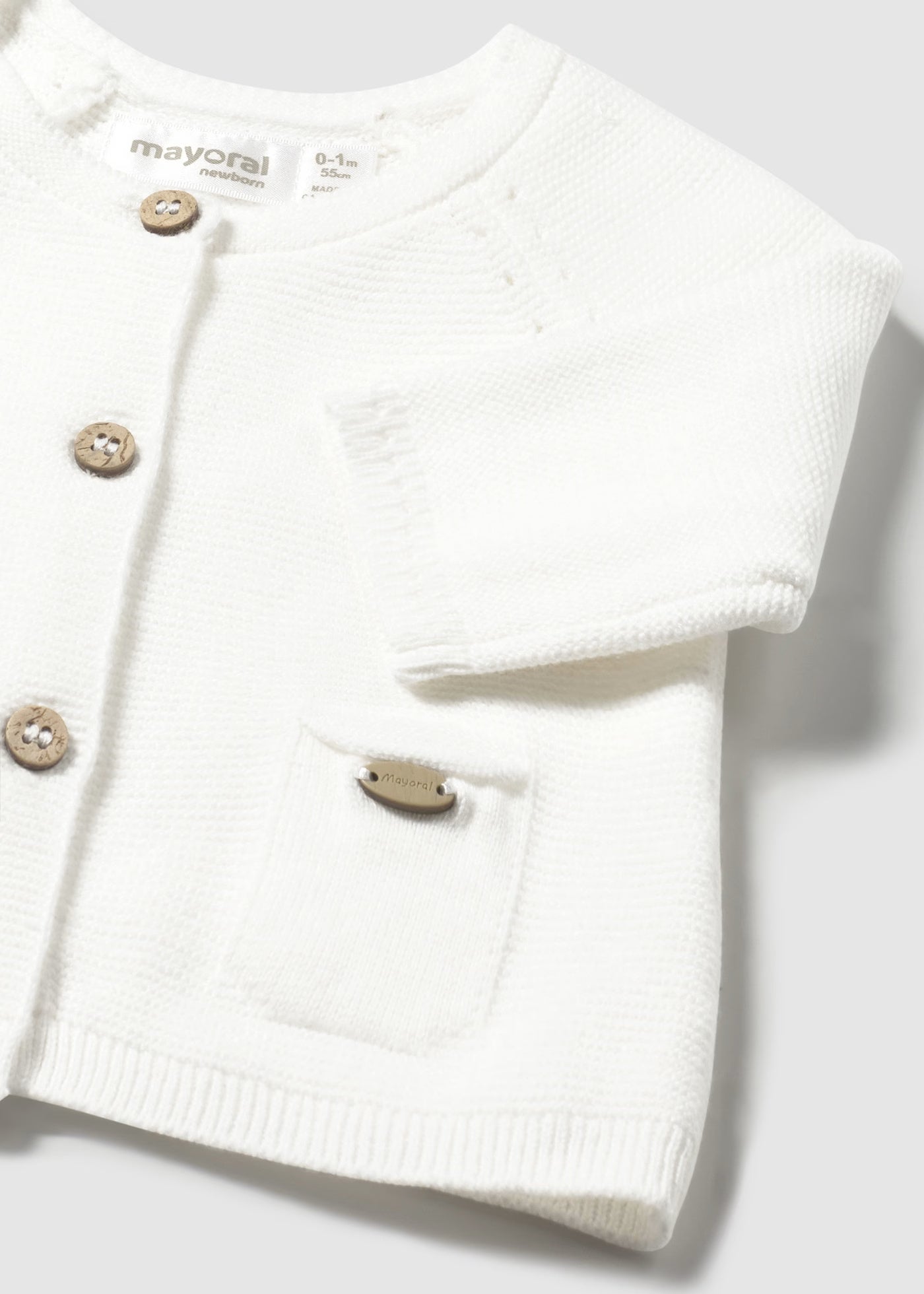 Rebeca larga tricot recién nacid@