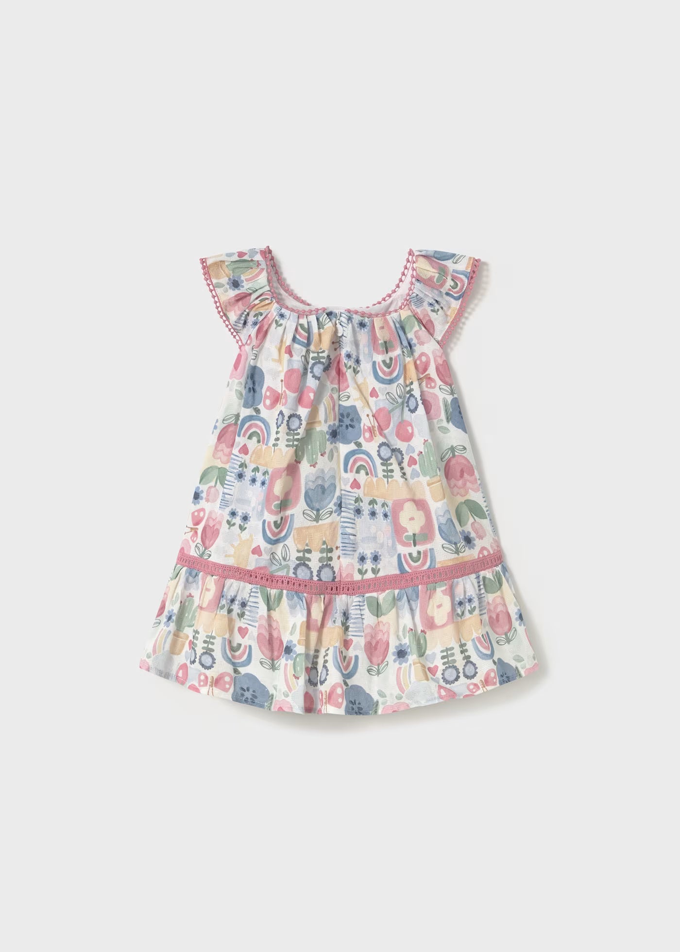 Vestido floral estampado bebé niña
