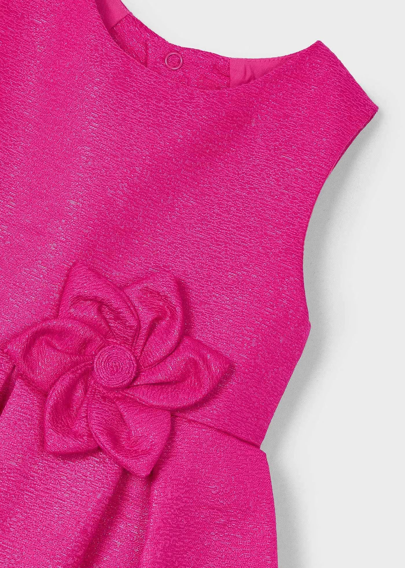 Vestido magenta mini niña