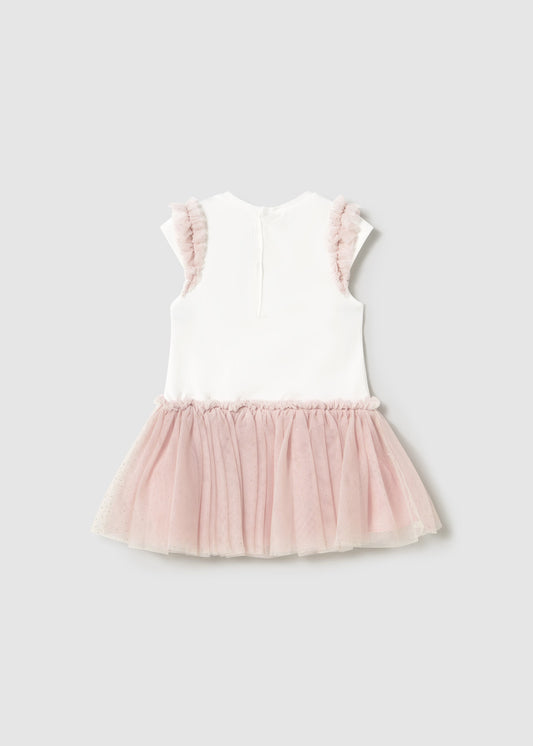Vestido tutú rosa bebé niña