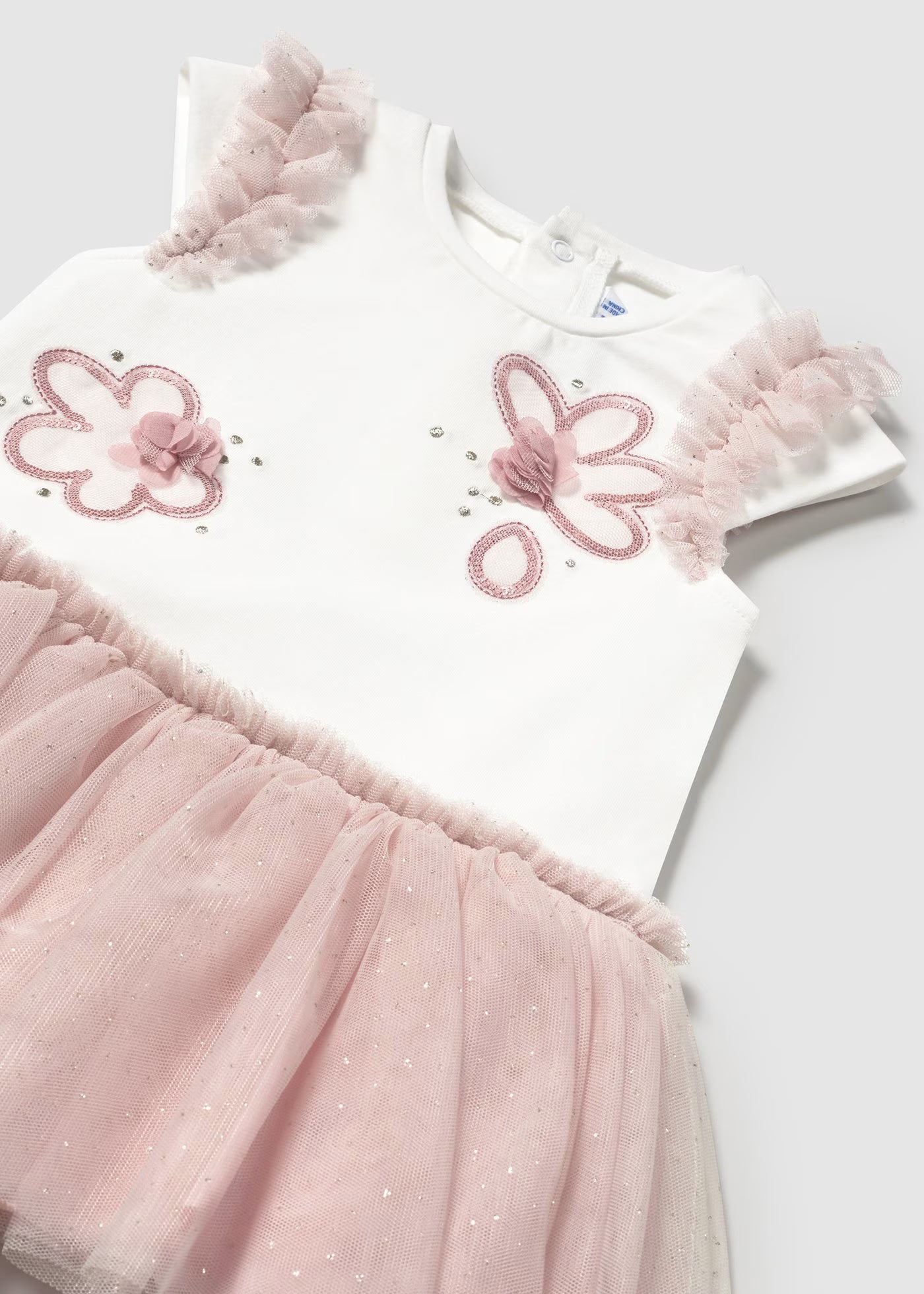 Vestido tutú rosa bebé niña