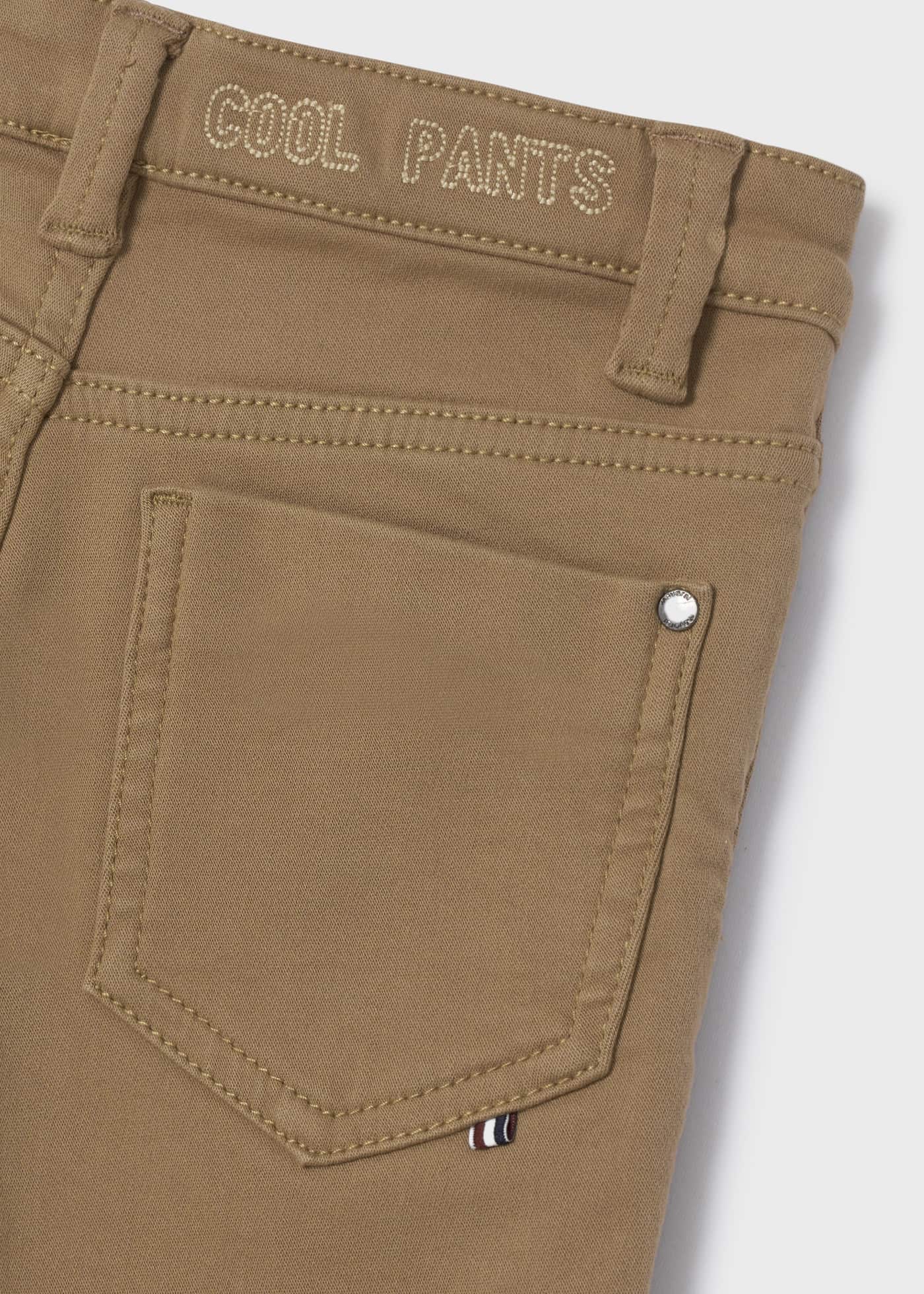 Pantalón caqui slim fit mini niño