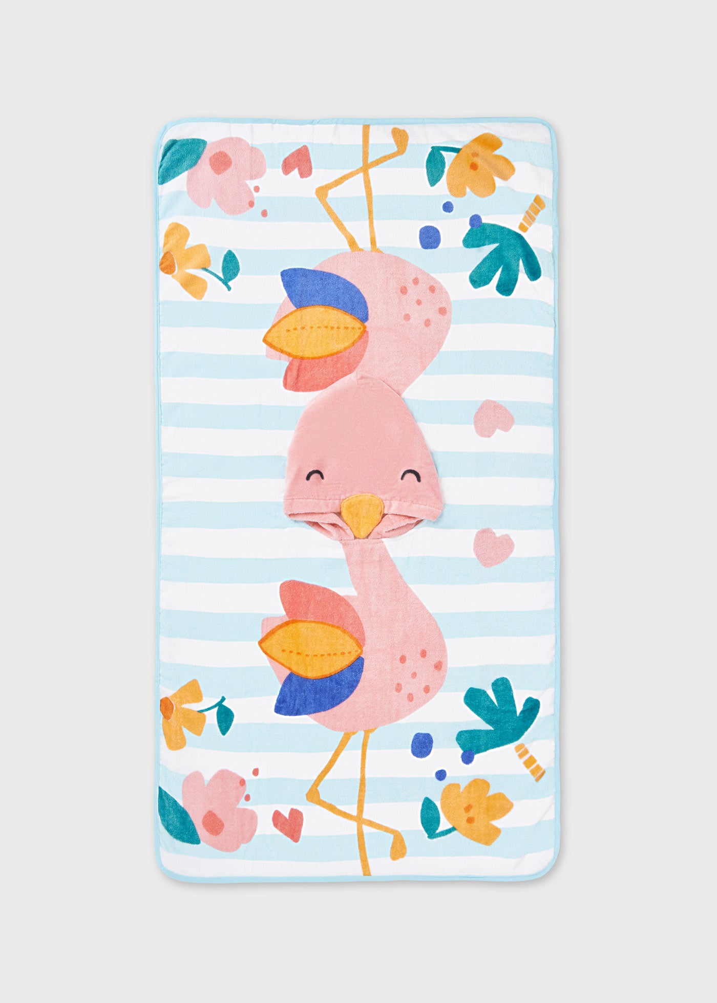 Toalla con capucha para bebé niña