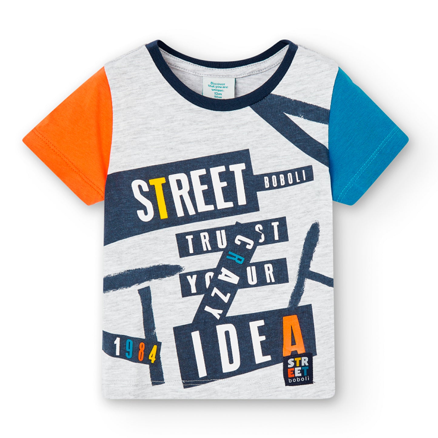Conjunto playera y pants STREET mini niño