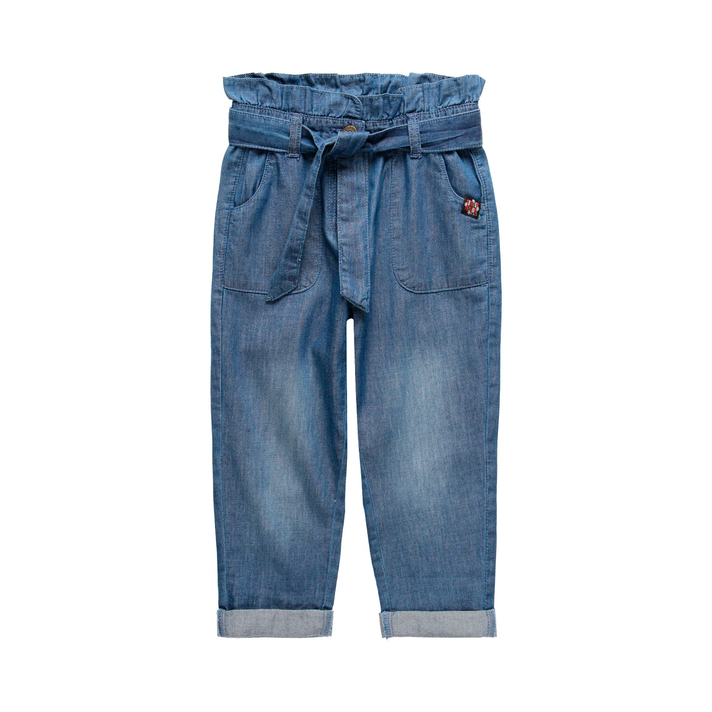 Pantalón denim azul niña jr