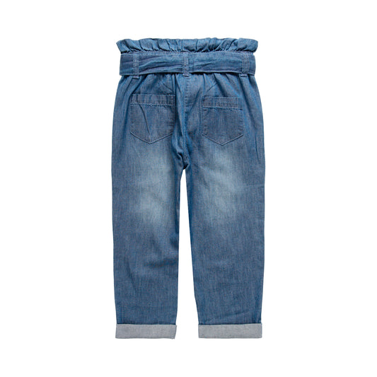 Pantalón denim azul niña jr