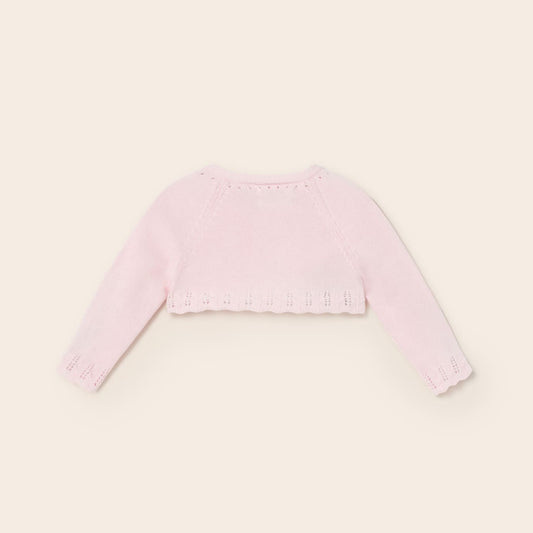 Torera de tricotosa con algodón sostenible para bebé niña