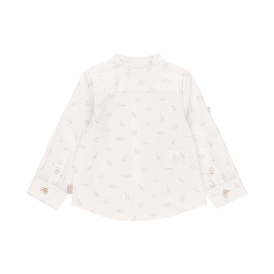Camisa popelín slim fit mini niño